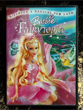Barbie Fairytopia DVD Movie Pink & Blue